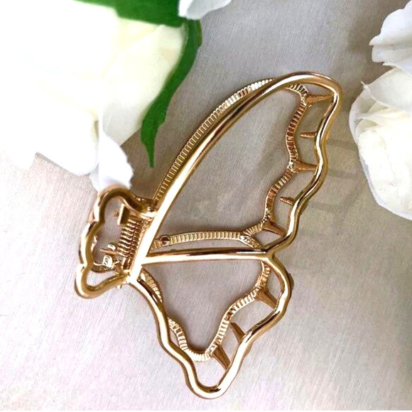 Butterfly Hair Clip Hair Clips Hair Accessories Hair Claw Strong Butterflies - Picture 4 of 9